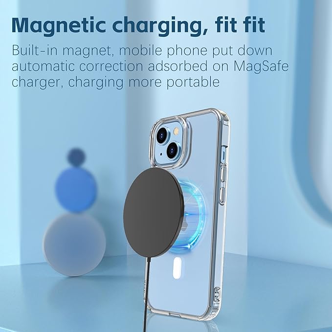 Magnetic Designed for iPhone 15 Plus Case Clear - Image 5