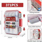 RHINO RESCUE 371 Pieces OSHA All-Purpose First Aid Kit, Home & Office - Image 2