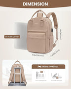 LOVEVOOK Laptop Backpack for Women 15.6 Inch Laptop Bag - Image 6