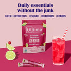 Ultima Replenisher Daily Electrolyte Powder – Cranberry Cosmo, 16 Stickpacks – - Image 2