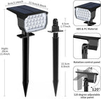 WENATY Solar Spot Lights Outdoor Color Changing, Christmas Landscape Spotlights - Image 7