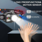 KunHe 40 Pack Headlamp Flashlight Head Lamps led Rechargeable Headlight Motion - Image 5