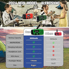 2000mAh Weather Emergency Radio, Portable Solar AM/FM/NOAA Hand Crank Radio - Image 3