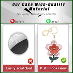 BORKUANA Leather Keychain Holder Case Compatible - Image 3