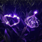 JJGoo Solar Firework Lights, 2 Pack 150 LEDs 2 Lighting Modes Solar Lights - Image 3