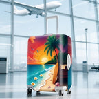 ANNA QUEEN Tropical Sunset Beach Luggage Cover, Stretchable Suitcase Protector - Image 9