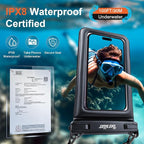 Floating Waterproof Phone Pouch 2 Pack, IPX8 Waterproof Phone Case - Image 4