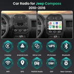 Hikity Android 15 Car Stereo for 2010-2016 Jeep Patriot Compass, 10.1 Inch - Image 2