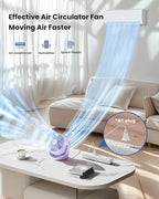Gaiatop Desk Fan, 5-Inch Portable Electric Table Desktop Air Circulator Fans - Image 2