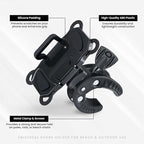 Beach Umbrella & Chair Phone Holder – Universal Clamp - Image 4