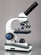 AmScope M150C-PB10-WM Compound Monocular Microscope, WF10x and WF25x Eyepieces - Image 2