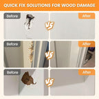 Wood Filler, Wood Repair Kit, 16 Ounce Paintable & Stainable Wood Putty Filler - Image 4