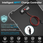 Upgraded MPPT OBDII 12W Solar car Battery Charger 12V Solar trickle Charger - Image 2