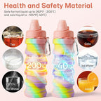 Collapsible Water Bottles for Travel, Foldable Sports Water Bottle for Kids - Image 2