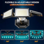 LED Security Lights Motion Sensor Outdoor Lights, 6500K Daylight, IP65 - Image 2