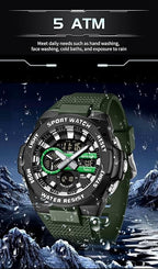 FANMIS Mens Military Multifunction Digital LED Watch Electronic Waterproof - Image 4