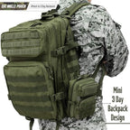 LIVANS Tactical Molle Utility Pouch, EDC Tool Pouch Tactical Phone Pouches Mini - Image 7