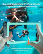 Lanhiem Large Waterproof Phone Pouch Universal IPX8 Waterproof Dry Bag - Image 5