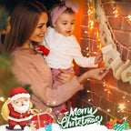 JMEXSUSS 33ft 100 LED Orange Christmas Lights, Battery Operated Christmas Lights - Image 3