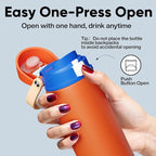 Insulated Water Bottle with Straw - Image 5