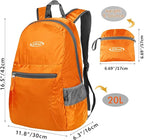 G4Free 20L Lightweight Packable Backpack Travel Hiking Daypack Foldable Backpack - Image 2