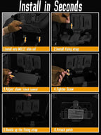 Tactical Molle Phone Holder for Plate Carrier Vest, Quick-Release Heavy Duty - Image 6
