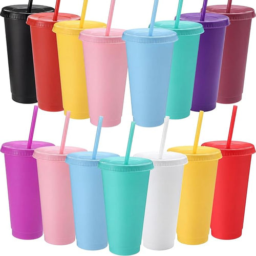 15-Count Bulk Plastic Tumblers by DKALIO