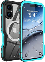 for iPhone 16 Case Waterproof, Full-Body Hard Case Built-in by Comboproof