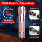 LETMY Tactical Flashlight S2000-2 Pack Bright Military Grade LED Flashlights - Image 3