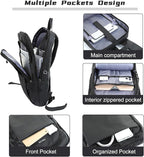 MOSISO Laptop Backpack for Men, Slim Lightweight Compact Computer Backpack for - Image 2