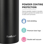 Fanhaw 24 oz Insulated Stainless Steel Water Bottle - Image 4