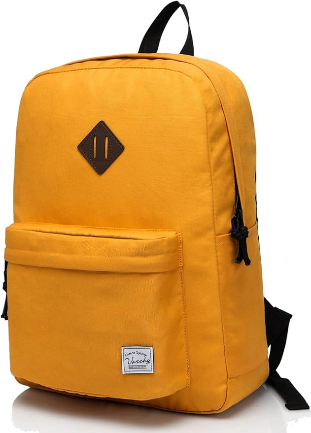 VASCHY Lightweight Backpack for School, Classic Basic Water Resistant Casual by Vaschy