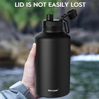 Navigate 64 oz Stainless Steel Insulated Water Bottle, Double Walled Leak Proof - Image 4