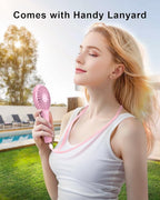 TriPole Handheld Mini Fan Battery Operated Small Personal Portable Fan Speed - Image 5