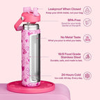 ENCOOL Valentine's Day Insulated Water Bottle - Image 2