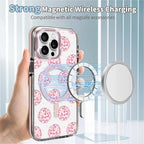 Case for iPhone 14 Pro, Disco Balls Pink Phone Case Design，for Women Girls - Image 4