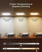 FULEN 2 Pack Rechargeable Motion Sensor Ceiling Light Upgraded, Cordless Closet - Image 6