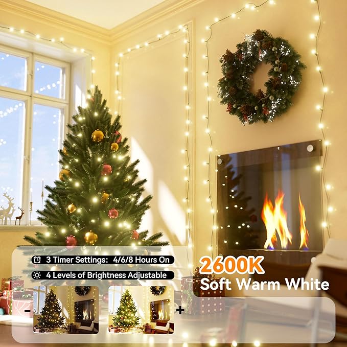 LitHome 164FT 500 LED Color Changing Christmas String Lights Outdoor, 35 Colors - Image 5