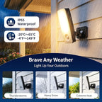 TANBABY 12000mAh Wireless Motion Sensor Outdoor Lights, Rechargeable Battery - Image 6