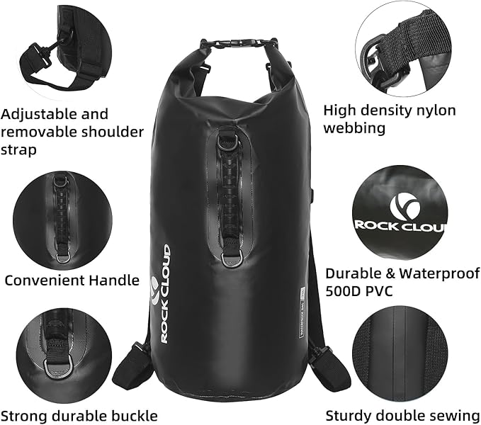 ROCK CLOUD Dry Bag Waterproof 20L Dry Sack - Image 4