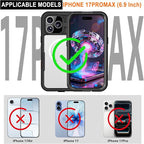 Waterproof Case for iPhone 17 Pro Max, IP68 Military Full-Body Armor, MagSafe - Image 2
