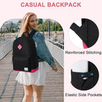 Backpack for Men Women, VASCHY Classic Water-resistant Lightweight Travel - Image 5