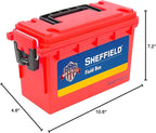 Sheffield 12636 Ammo Storage Box, Stackable .30 Cal Field Boxes, Water and Dust - Image 9
