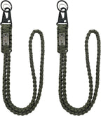 DDOUT Heavy Duty Paracord Lanyard 550 Paracord Braided Keychain by DDOUTOutdoor