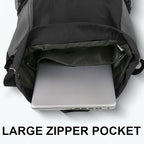 Drawstring Backpack with Mesh Pockets String Gym Bag Sackpack Sandproof Water - Image 5