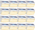 Peasur 16 Packs Solar Outdoor Lights Motion Sensor Solar Security Lights by Peasur