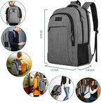 MATEIN Travel Laptop Backpack, Business Anti Theft Slim Sturdy Laptops Backpack - Image 3