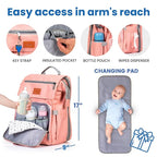 PILLANI Baby Diaper Bag Backpack - Image 3