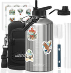 87oz Insulated Water Bottle, BPA Free&Leak Proof, 1.5 Gallon Stainless Steel by Watersy
