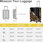 ANNA QUEEN Leopard Print Luggage Cover, Luxury Animal Pattern Suitcase Protector - Image 4